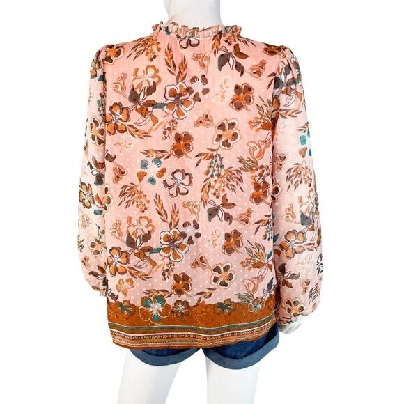 Joie Floral Long Sleeve Blouse - Picture 8 of 12